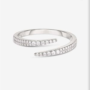 Ring concierge 14k gold open diamond wrap ring size 7